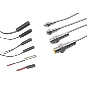 2 cables, 12V, interruptor de lengüeta cilíndrico de plástico, interruptor de proximidad de lengüeta accionado magnético, controles de Sensor, cerradura/puerta/luz - Product Image 1