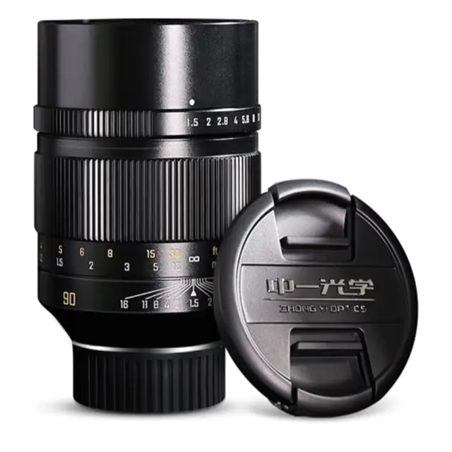 Zhongyi Optical 90mm F1.5 full-frame micro single culture tour is suitable for M\RF\FE\Z\L port