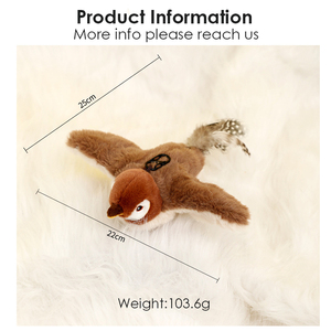 Juguete interactivo USB para gatos, hierba gatera en el interior para gatos, sonido vibratorio, juguete de peluche para mascotas, juguete de pájaro aleteo simulado para gatos - Product Image 6