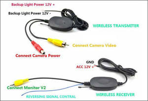 Easy Installation <strong>7</strong> Inches Wireless HD Night Vision <strong>Reverse</strong> Car <strong>LCD</strong> Monitor Mirror Rear View Backup Camera Kit - Product Image 3