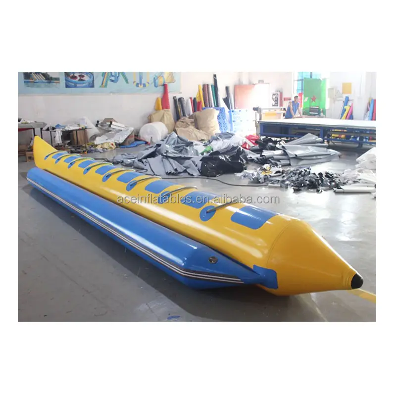 Banana Boat gonfiabile portatile di sport acquatici della tela cerata del PVC di 0.9mm di progettazione classica 8 persone