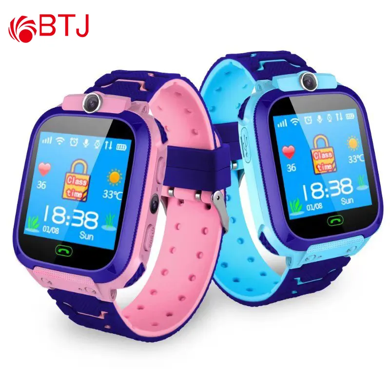 BTJ Verlustschutz Positionierungsüberwachung intelligentes Armband 2 g Kinder-GPS-Uhr Kinder-Smart-Uhr Intelligenz-Handy für Kinder SS