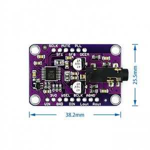 10pcs CJMCU-1334 DAC Module CJMCU-1334 UDA1334A I2S DAC Audio Stereo Decoder Module Board For <strong>Arduino</strong> 3.3V - 5V - Product Image 2