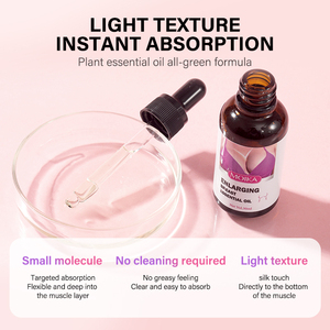 30g Dầu dưỡng ngực Nhân sâm nâng ngực Thư giãn làm đầy và săn chắc ngực Tinh dầu - Product Image 6