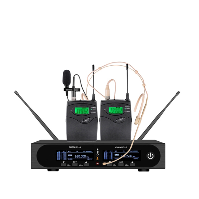 Dual channel with lavalier/ headset mic