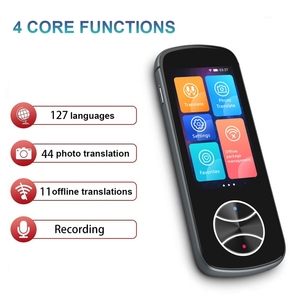 V10 Business <strong>Language</strong> Translator with Touch Screen and Smart Voice 107 <strong>Languages</strong> WiFi Enabled Android <strong>Operation</strong> <strong>System</strong> - Product Image 2