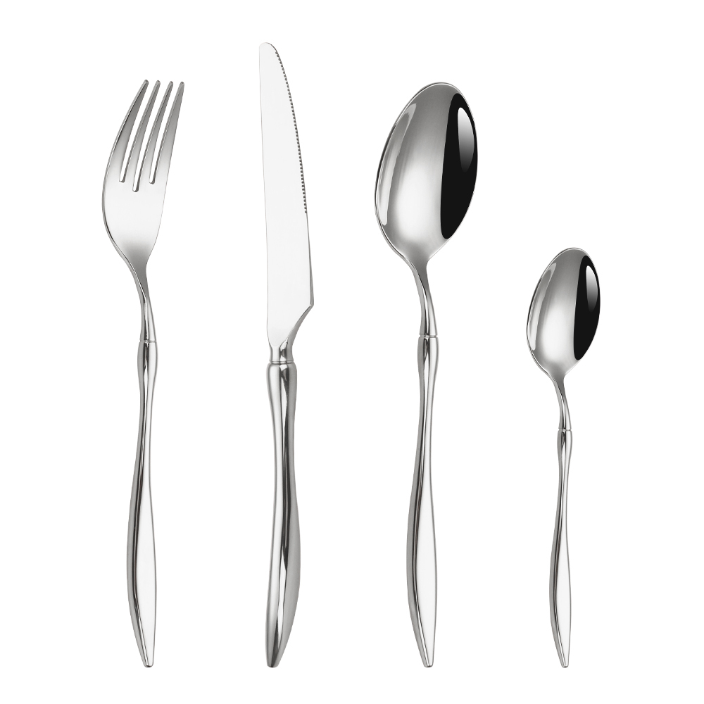 4pcs set avec boîte-argent