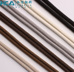 Sudadera con capucha personalizada redonda de poliéster con punta metálica, cordón de cordón para chaqueta de ropa - Product Image 3