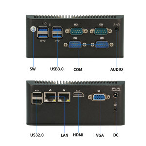<strong>Quad</strong> <strong>Core</strong> 4K Mini PC NUC <strong>Desktop</strong> <strong>Computer</strong> 2Lans 4Coms with Dual NIC J1900 J4125 J6412 <strong>Processor</strong> DDR4 RAM New Intel Chipset - Product Image 6