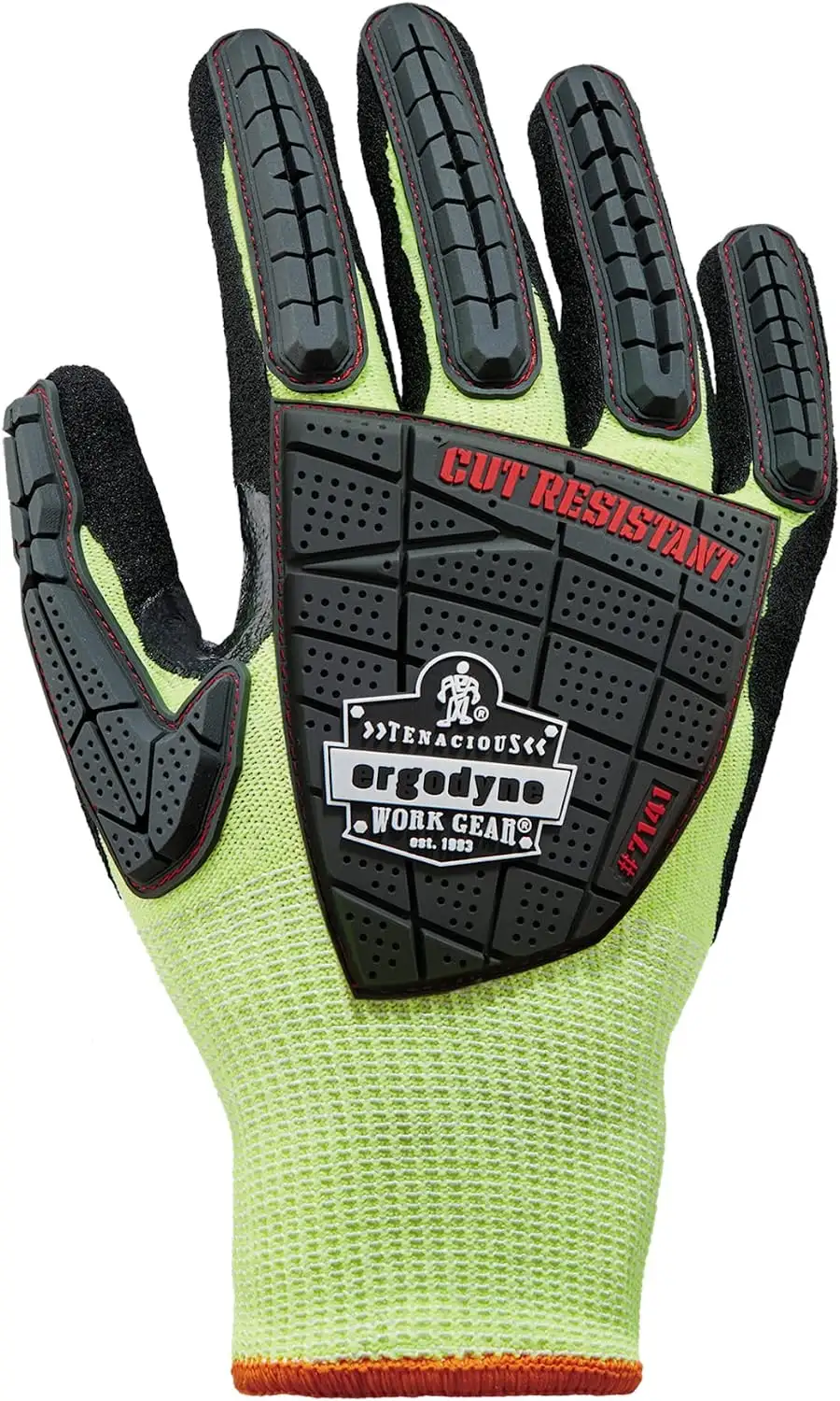 Anti vibrations handschuhe, SBR-Polsterung, TPR Protector Impact-Handschuhe, Herren-Mechaniker-Arbeits handschuhe