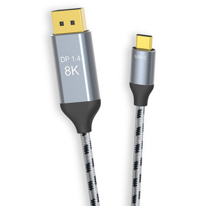 USB 3.1 CからDPケーブルコードタイプCからDisplayPort 1.4 8K 60Hz HDTVアダプターPCラップトップ用