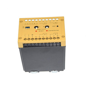 Bobina de bucle magnético industrial de alta velocidad Detector de vehículos de doble canal de conteo inalámbrico para control de acceso con 4 salidas de relé