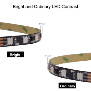 DC12V WS2811可寻址RGBIC发光二极管条5050 30/60Leds/m数字智能像素WS2811 RGB灯 - Product Image 5