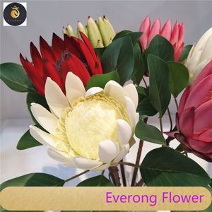 L06042 Wholesale Artificial <strong>Protea</strong> Cynaroides Artificial <strong>Protea</strong> Flowers king <strong>Protea</strong> for Christmas Wedding Home Party Decor - Product Image 4