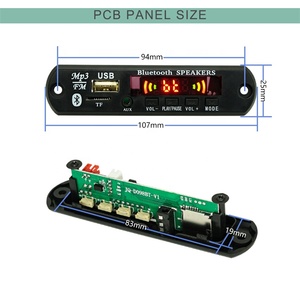 Audio <strong>Kit</strong> Bluetooth <strong>FM</strong> Radio <strong>Kit</strong> Diagram Micro TF Card Mini PCB USB MP3 Player Circuit Board - Product Image 4