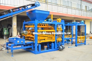 Máquina de fabricación de ladrillos de bloques huecos totalmente automatizada, línea de producción de bloques de cemento y equipo de fabricación de bloques de pavimentación, de tipo bloque - Product Image 5