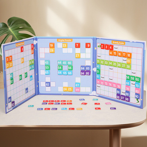 数学学习1-100连续磁数计数书木制百数字板玩具 - Product Image 4