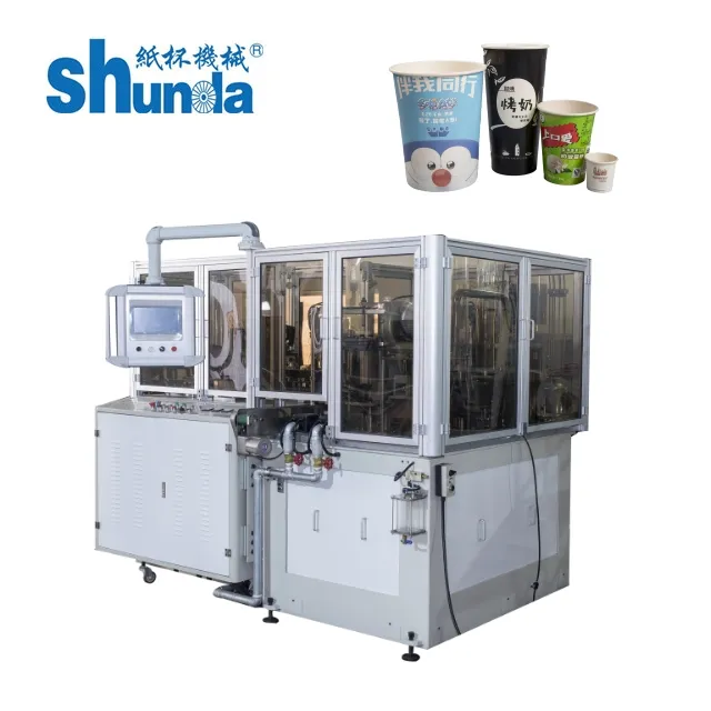 Kağıt bardak yapma makinesi fiyat üretim kağıt bardak makinesi SMD-90.