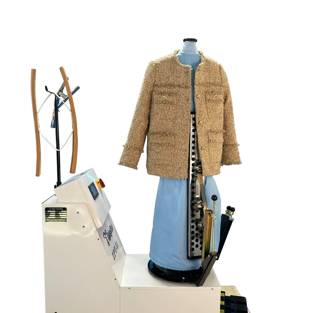Máquina imprensa uniforme roupa equipamento engomadoria comercial roupa Equipamento acabamento vestuário industrial