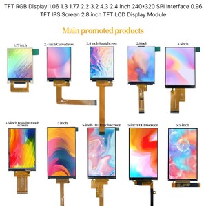 1.28 pollici 240x240 rotondo TFT Display LCD luminosità 240(RGB) x240 SPI ST7735S Touch Screen Display modulo Display a LED - Product Image 4
