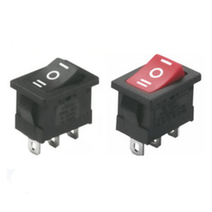 KCD1 21x15mm 3 pozisyonlu Rocker anahtarı sıfırlama fonksiyonu ile ON-OFF-ON anlık geçiş anahtarı - Product Image 3
