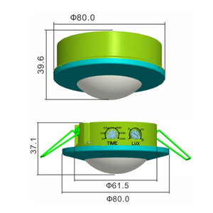 Sensor de movimiento PIR apto para lámpara sensor de movimiento infrarrojo de largo alcance de detección