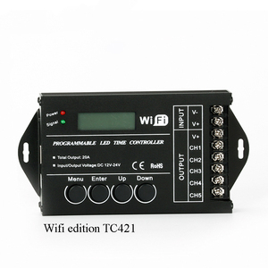 Смарт-таймер 5CH 20A DC 12V-24V TC420 TC420SJ TC421SJ TC421 NL502 программируемый светодиодный контроллер времени для растительного аквариума - Product Image 2