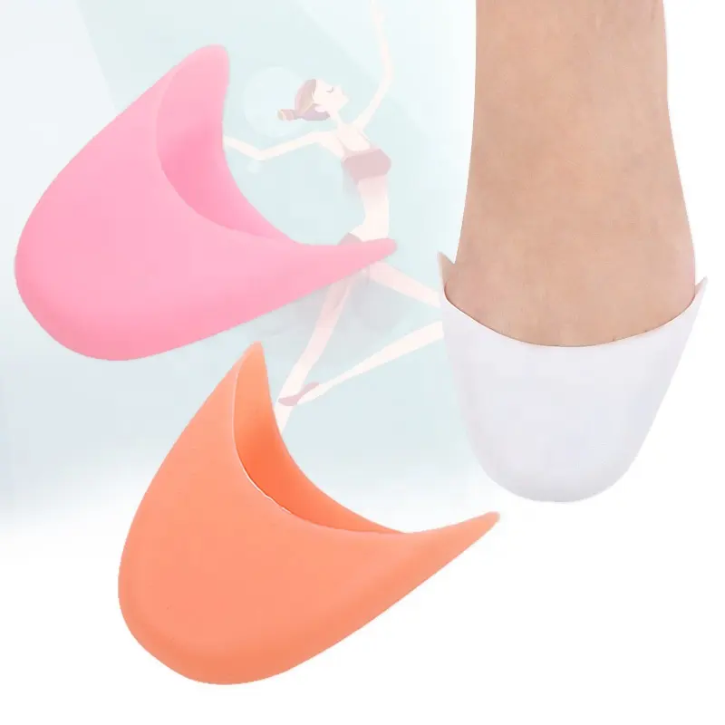 Silicone Gel Forefoot Pad Silicone Ballet Toe Pad Covers Toe Protector Silicone Toe Pad for Ballet Dancer