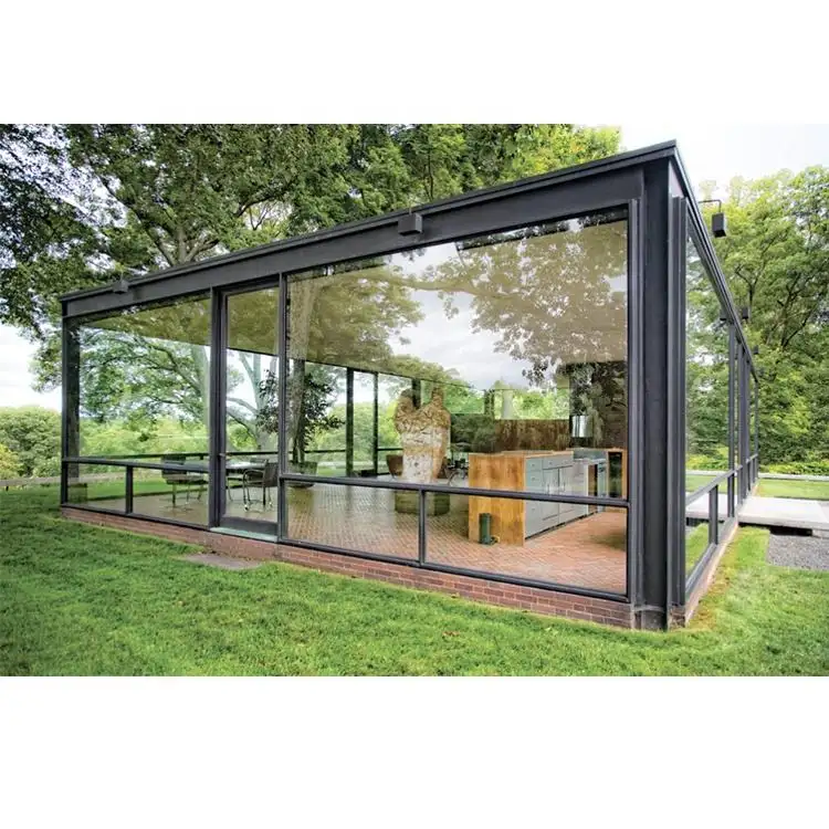 La casa della veranda del giardino di inverno di vetro di alluminio estruso progetta i telai topiaria o la porta del forno