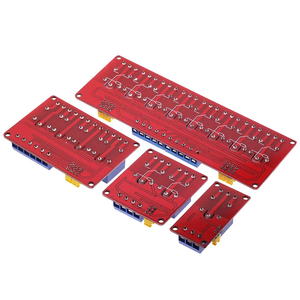 1 2 4 8 kanal 5V 12V 24V röle modülü kurulu kalkan Optocoupler desteği ile Arduino için yüksek ve düşük seviye tetik