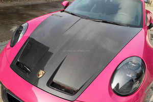 Khô sợi <span class=keywords><strong>carbon</strong></span> GT3 phong cách phía trước nắp ca-pô cho Porsche 911 992 Carrera động cơ mui xe BodyKit bộ phận bên ngoài - Product Image 5