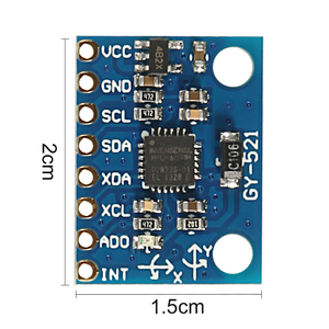 Arduino用3軸ジャイロスコープgy-521 mpu-6050 mpu6050 3-achsen-gyroskopセンサージャイロ6DOFモジュールgy-521 mpu6050 mpu-6050 - Product Image 6