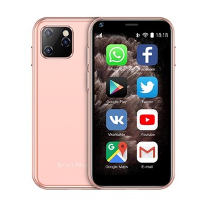 SOYES XS11迷你安卓6.0手机，带3D玻璃超薄机身高清摄像头双卡四核谷歌游戏市场可爱智能手机 - Product Image 1