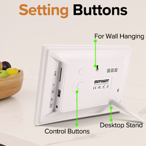 7 inç akıllı dijital saat LCD ekran tarih gün hafta 8 Alarm ilaç hatırlatma yaşlı demans Alzheimer takvim fonksiyonu - Product Image 6