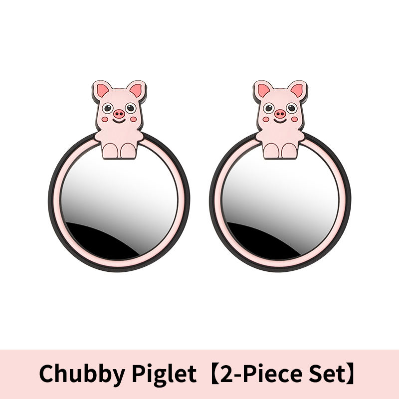 Paire de cochons roses