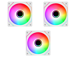 QiuzAim Set of Three ARGB 120mm PC Case Fan with Silent Illumination Controller Powerful Cooling Ever-Reflecting Mirror Effect - Product Image 3