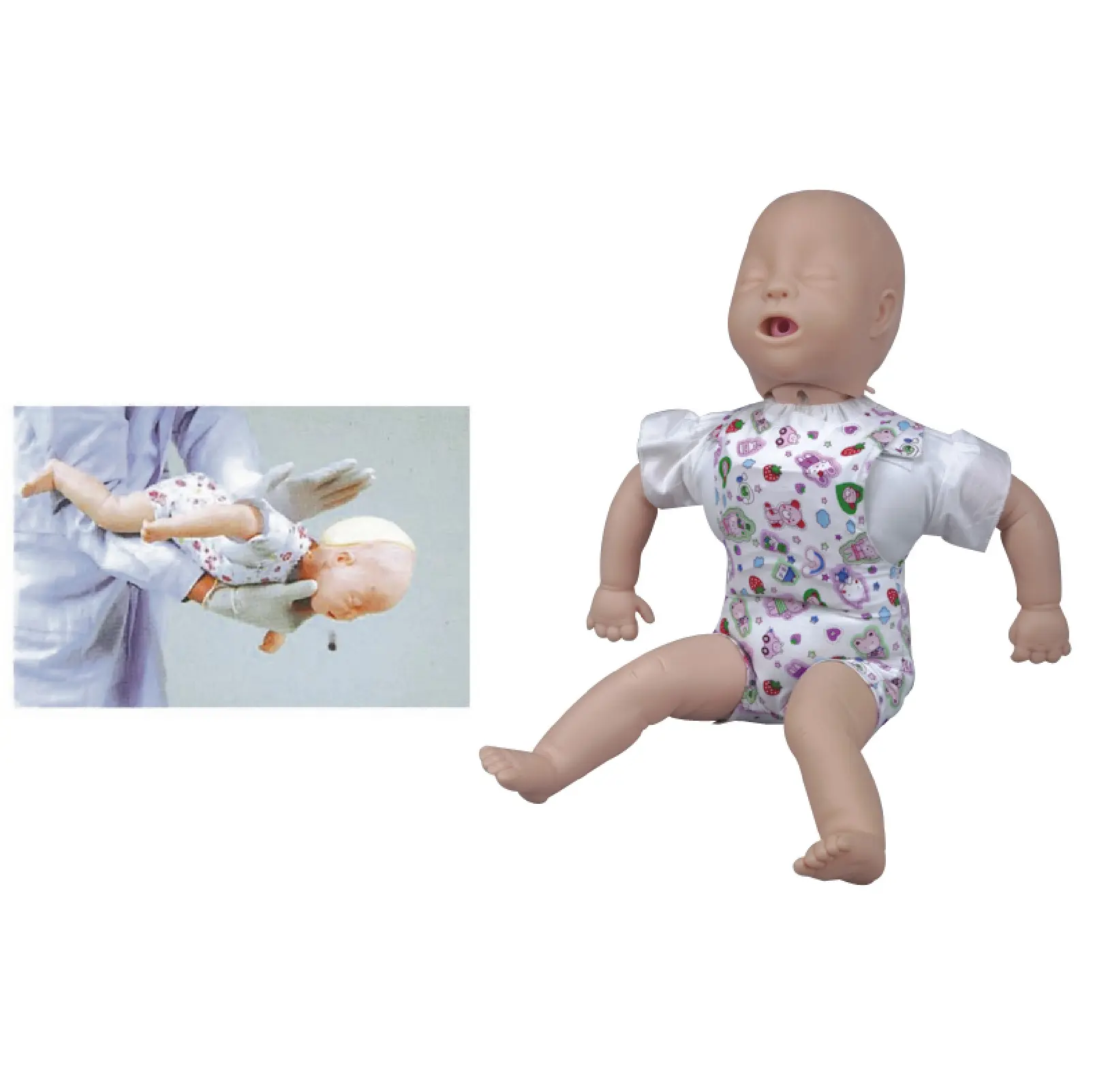 Baby First Aid Training Doll Infant CPR e modello di manichino per l'addestramento dell'ostruzione delle vie aeree
