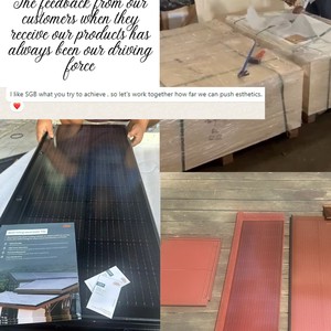 结合太阳能和设计太阳能屋顶瓦片的混合屋顶瓦片 - Product Image 4