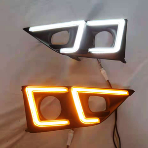 ไฟวิ่งกลางวัน LED 1คู่สำหรับรถยนต์ Isuzu D-MAX 2020 2021ไดนามิกสัญญาณไฟเลี้ยวสีเหลืองรถ12V - Product Image 6