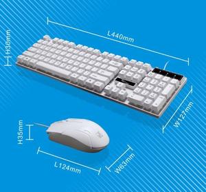 Unionpromo-teclado Delgado negro para oficina, teclado rectangular con cable usb para ordenador