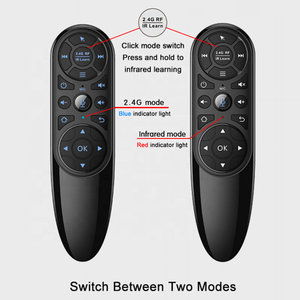 Kablosuz 2.4G evrensel akıllı uzaktan kumanda USB alıcısı ile tüm anahtar IR öğrenme sesli arama ve hava fare kullanımı TV için OTT kutusu - Product Image 5