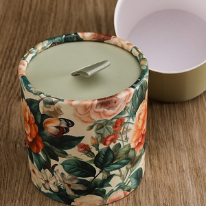 Thủ Công Ống Giấy Tùy Chỉnh Handmade Sáp Đậu Nành Nến Sang Trọng Lọ Thủy Tinh Giấy Lõi Ống Trà Bao Bì - Product Image 4