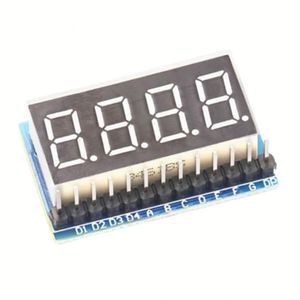 Modulo di visualizzazione a LED rosso parallelo a 8 segmenti a 4 cifre