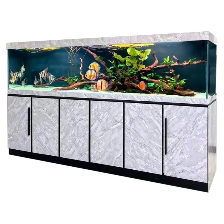 200 gallone personalizzato grande vetro Ultra trasparente commerciale Koi Arowana acquario acquario acquario