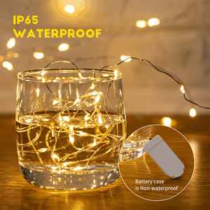 YUNAN Batterie betriebene Mini-Lichterketten Twinkle Light für Hochzeits feiern im Freien Weihnachts dekorationen IP44 Lighting Decorative