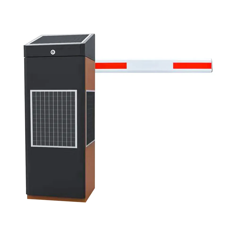 4 Sonnen kollektoren Parkplatz Tor DC bürstenlose Photovoltaik Verkehrs sperre Parks ystem Ausrüstung