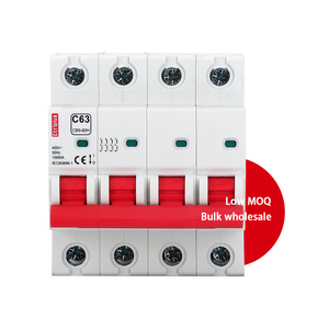 Disyuntor en miniatura, interruptor de transferencia manual, 3P N 110V, 2 polos, 6a, MCB, 10ka, uso más seguro de electricidad