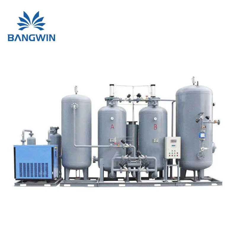 Générateur d'azote de qualité BW GAS PSA 5N utilisé avec du gaz d'hydrogène vert faisant ensemble de l'ammoniac vert ayant bon après service