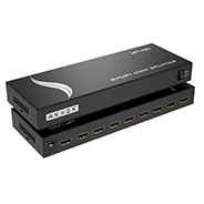 Divisor HDMI 4K 30HZ 1 entrada 8 salidas 1x8, 1x8 1 1 ordenador 8 Monitor + adaptador de corriente Divisor HDMI - Product Image 6