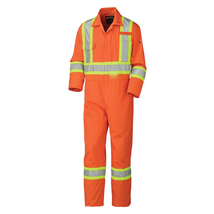 Hivis — combinaison de travail, vêtements de sécurité pour la Construction mécanique au gaz huilé, vente en gros,